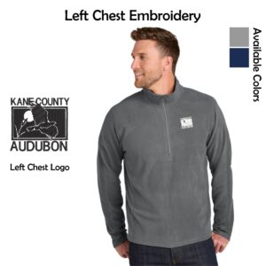 Kane County Audubon Microfleece 1/2-Zip Pullover