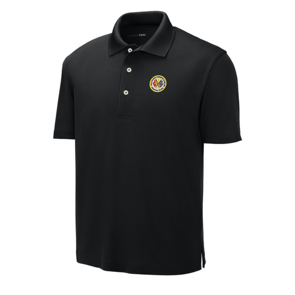 PR. San Jacinto Corvette Club Sport-Tek Dri-Mesh Adult Polo - Image 2