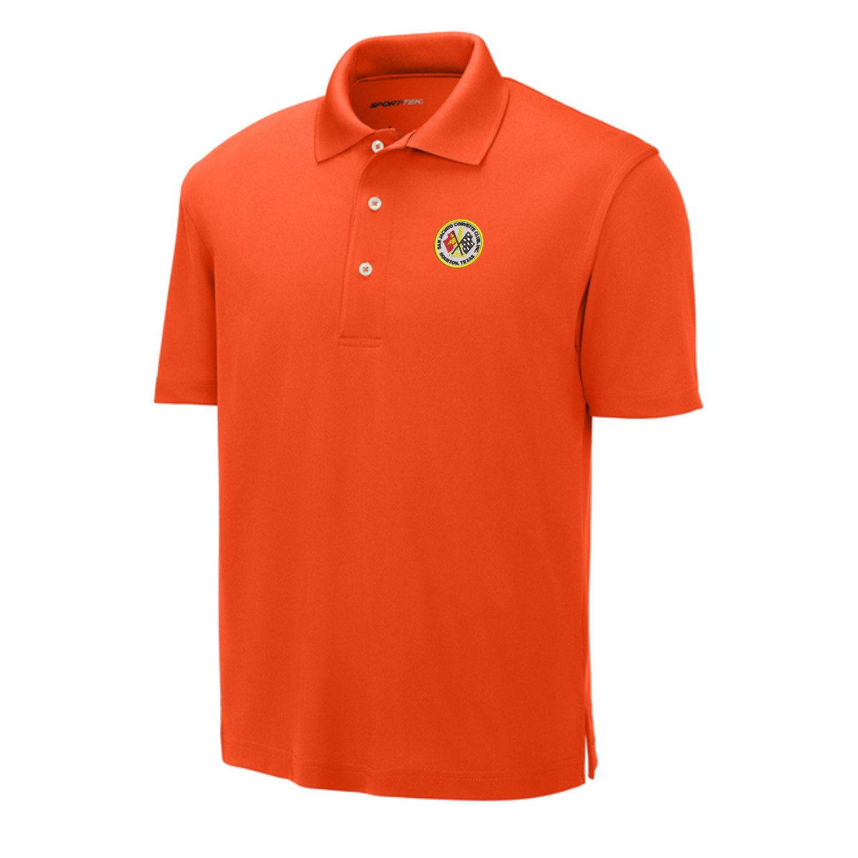 PR. San Jacinto Corvette Club Sport-Tek Dri-Mesh Adult Polo - Image 4
