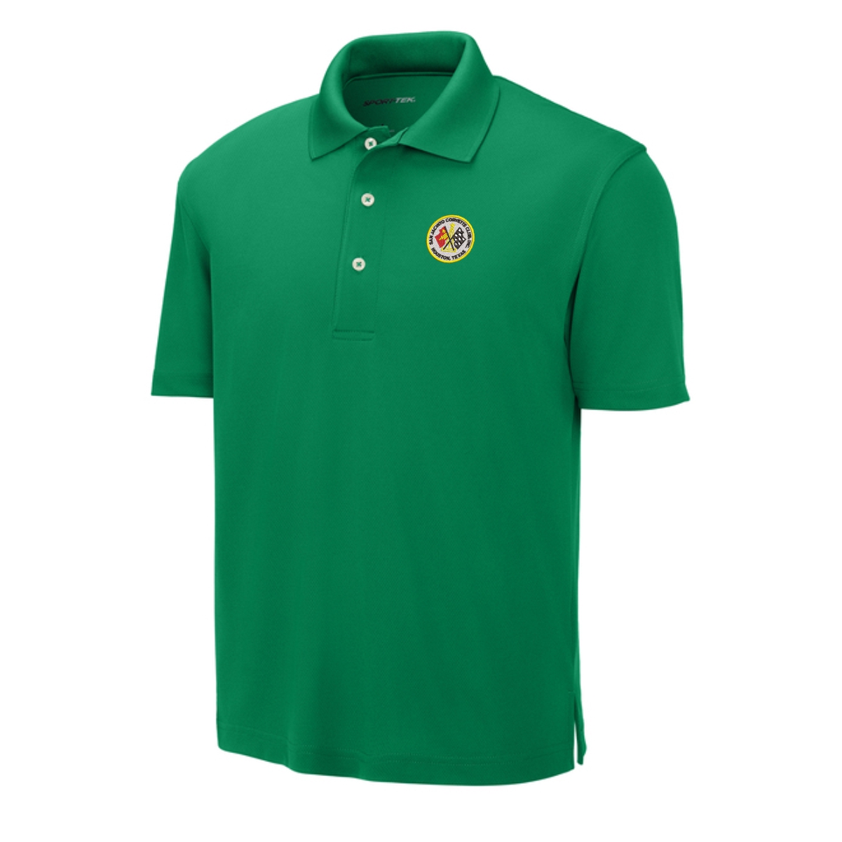 PR. San Jacinto Corvette Club Sport-Tek Dri-Mesh Adult Polo - Image 7