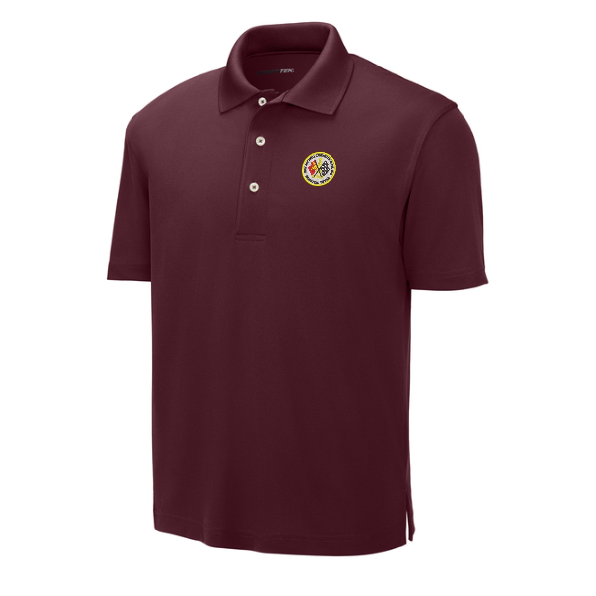 PR. San Jacinto Corvette Club Sport-Tek Dri-Mesh Adult Polo - Image 8