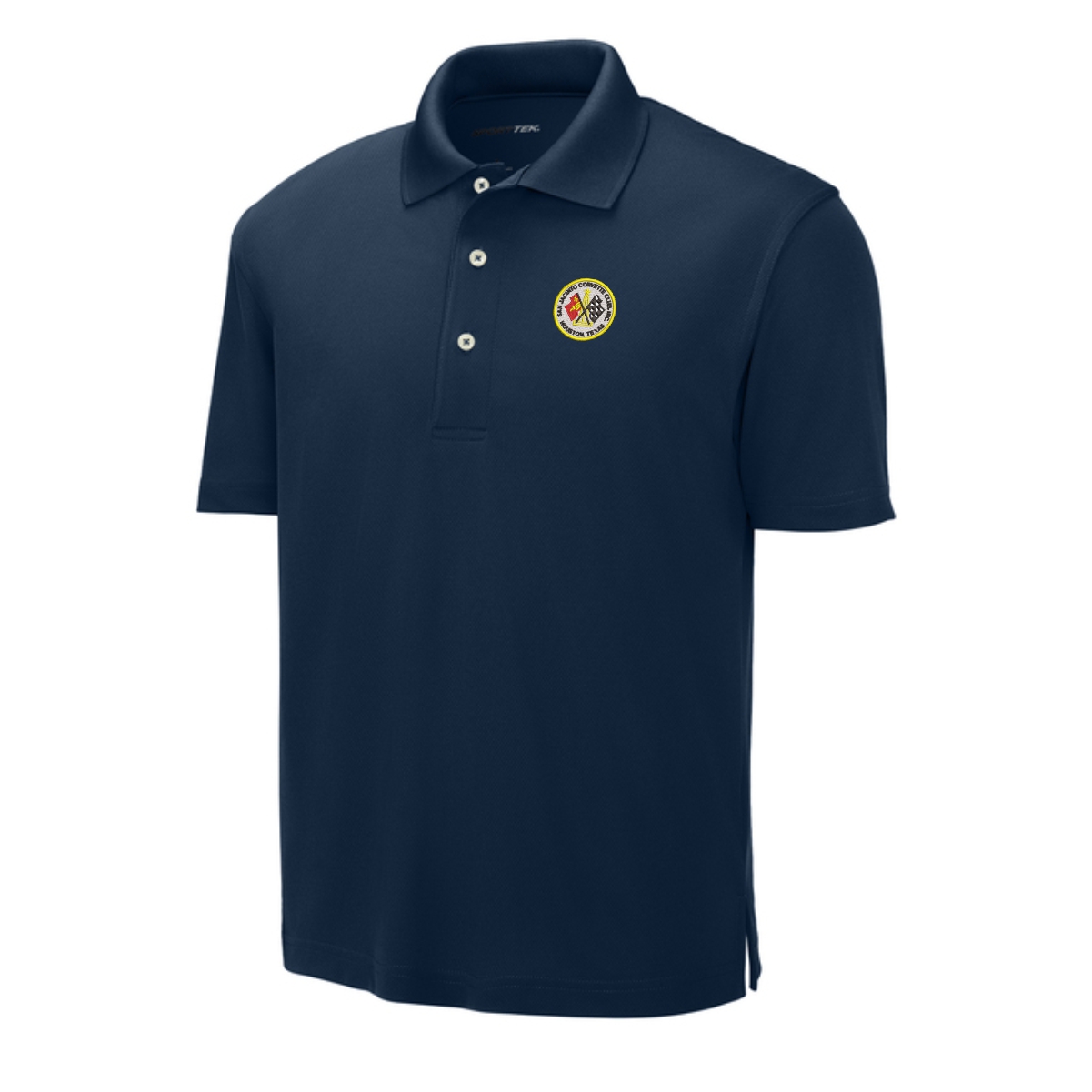 PR. San Jacinto Corvette Club Sport-Tek Dri-Mesh Adult Polo - Image 9