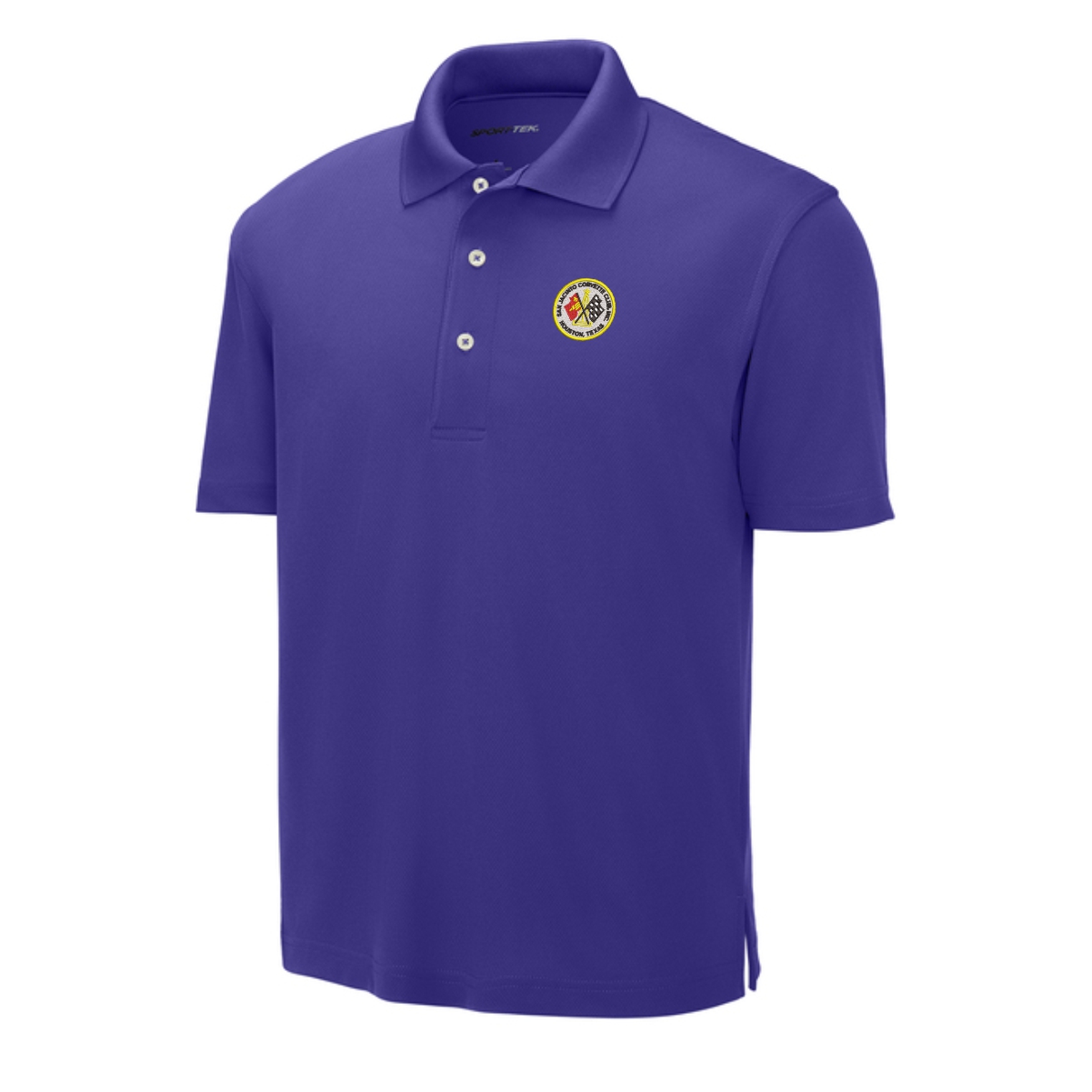 PR. San Jacinto Corvette Club Sport-Tek Dri-Mesh Adult Polo - Image 10