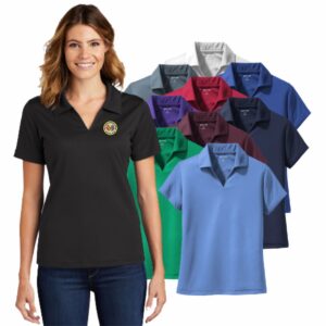 PR. San Jacinto Corvette Club Sport-Tek Dri-Mesh Ladies V-Neck Polo
