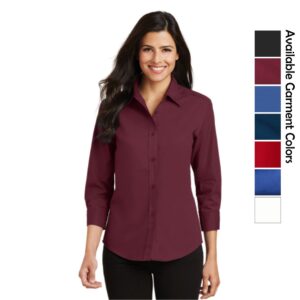 McHenry County Ladies 3/4-Sleeve Easy Care Shirt