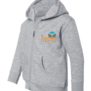 Tiny Scholars Toddler Hooded Zip-Up Sweatshirt