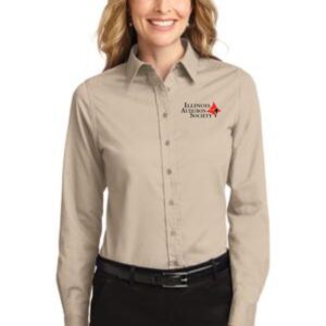 Illinois Audubon Society Ladies Long Sleeve Woven