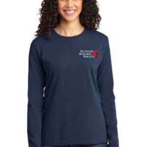 Illinois Audubon Society Ladies Cotton Long Sleeve T-Shirt