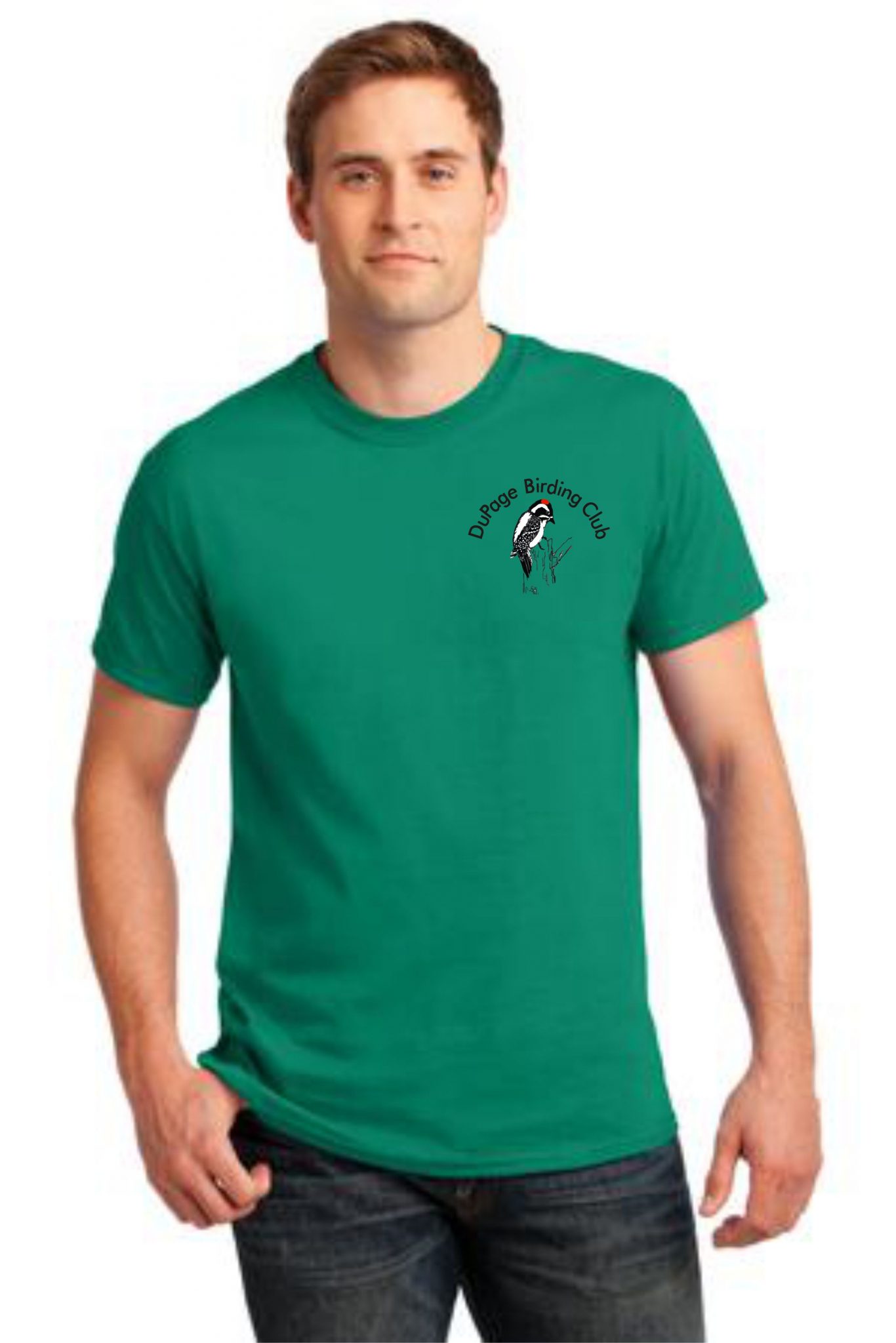 DuPage Birding Club Embroidered T-Shirt | HyperStitch, Inc