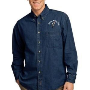 DuPage Birding Club Adult Embroidered Denim Shirt