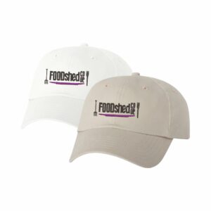 Foodshed Coop Adult Embroidered Brushed Twill Unstructured Cap