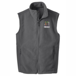 Emb Foodshed Coop Adult Full Zip Fleece Vest Embroidered