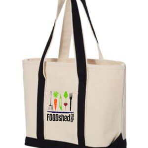 Emb Foodshed Coop Large Boater Tote Embroidered