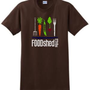 Foodshed Coop. Adults Cotton Shirt Five Color Transfer