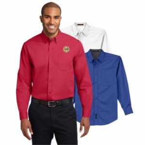 WR. San Jacinto Corvette Club Port Authority Long Sleeve Easy Care Adult Shirt