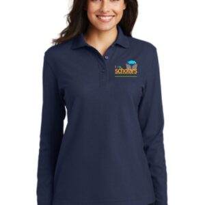 Tiny Scholars Ladies Long Sleeve Polo