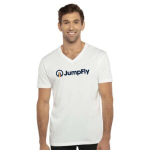 JumpFly Next Level Cotton V-Neck T-Shirt