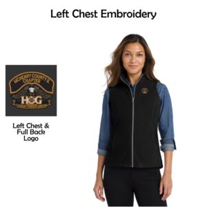 McHenry HOG Ladies Microfleece Vest