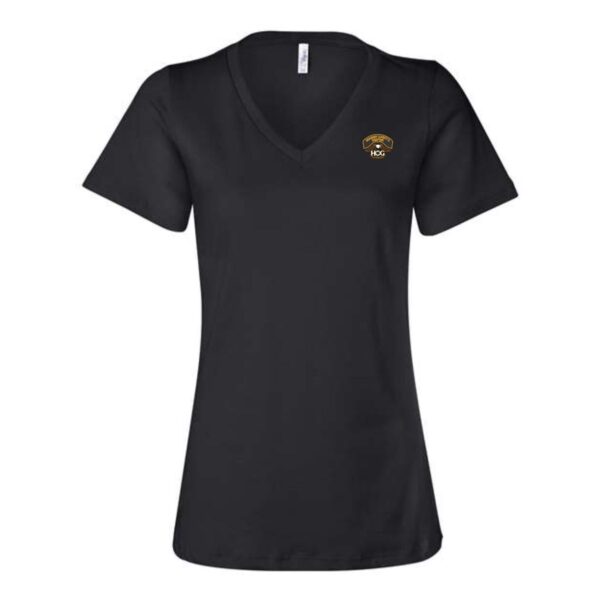 McHenry HOG Ladies Relaxed Jersey V-Neck Tee - Image 2