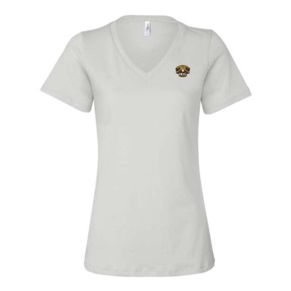 McHenry HOG Ladies Relaxed Jersey V-Neck Tee - Image 4