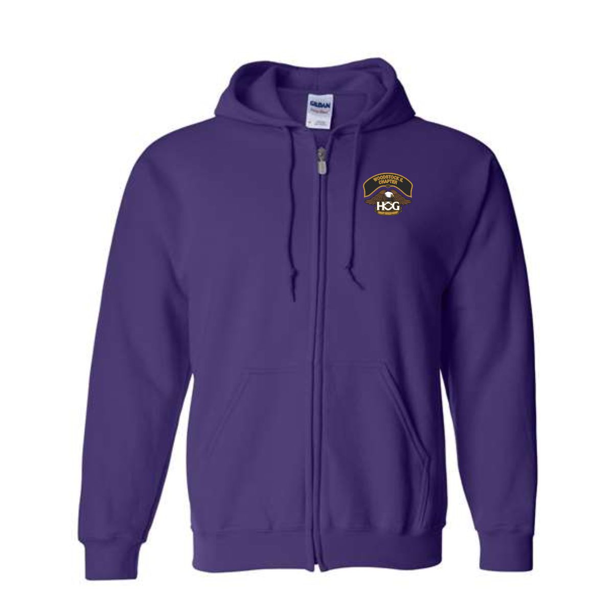 Woodstock HOG Full-Zip Hooded Sweatshirt - Image 4
