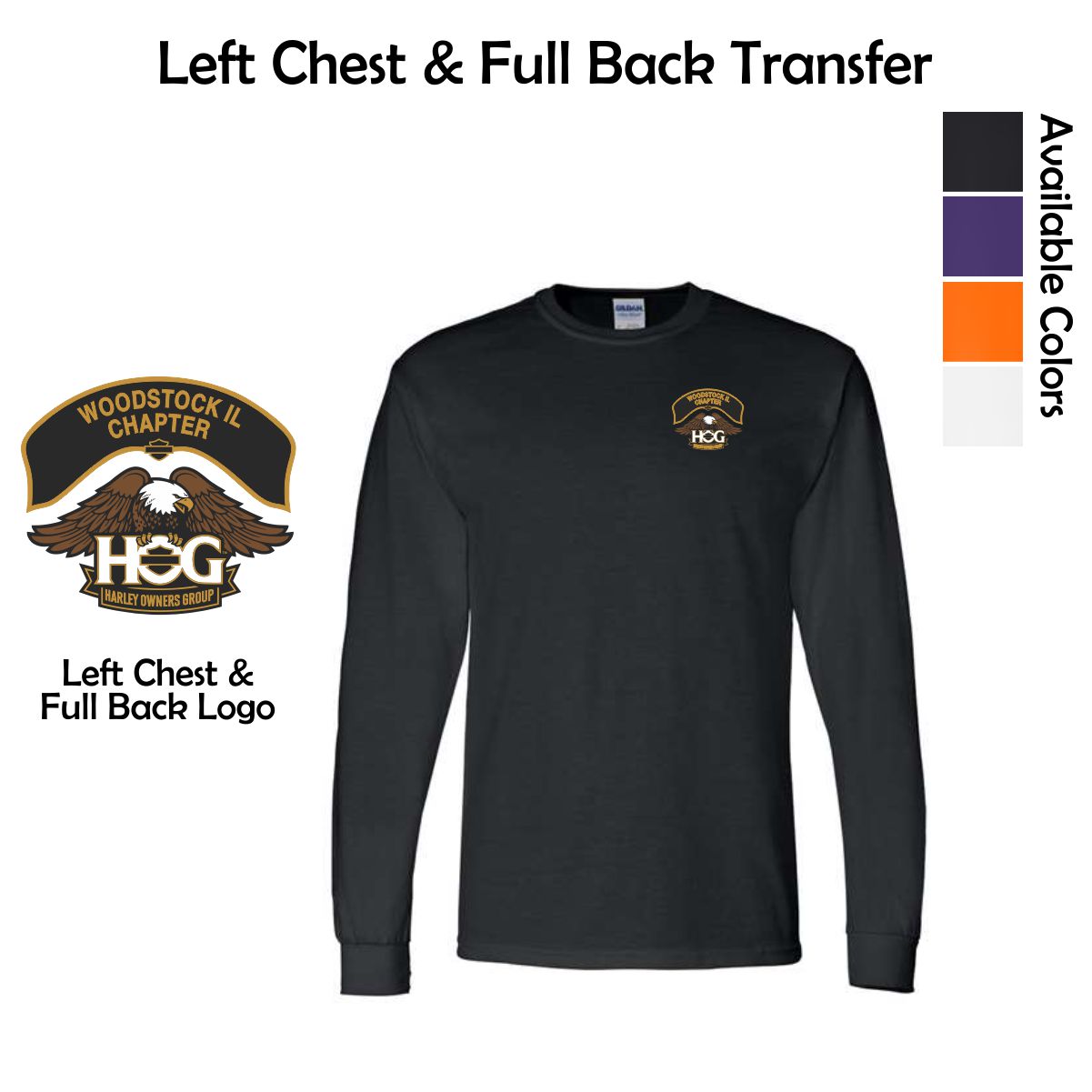 Woodstock HOG DryBlend Long Sleeve T-Shirt