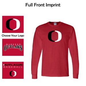 Marengo Outlaws Travel Baseball Youth and Adult Long Sleeve Tee