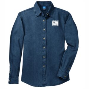Kane County Audubon Ladies Long Sleeve Denim Shirt