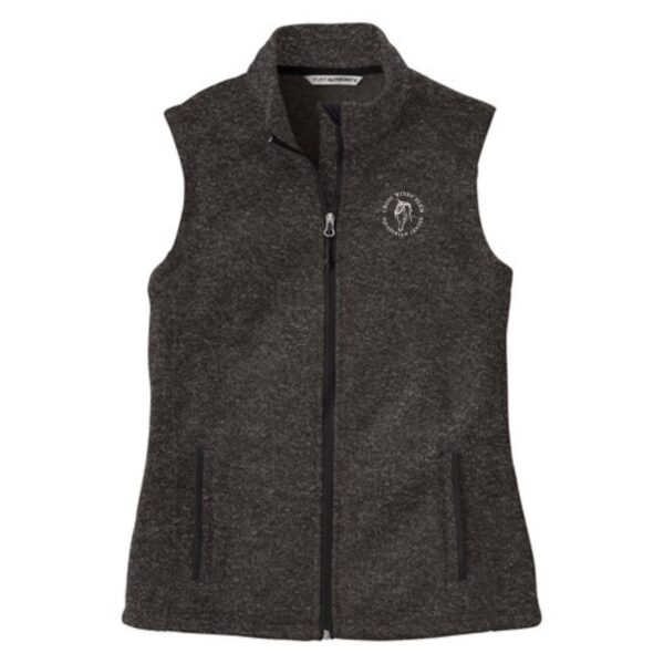 Cross Winds Farm Ladies Sweater Fleece Vest - Image 2