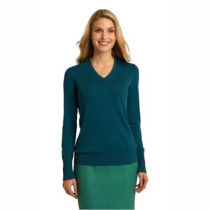 Platinum Farm Port Authority Ladies V-Neck Sweater