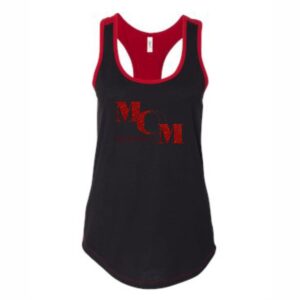 Marengo Outlaws Travel Baseball Next Level Mom's Racerback Tank