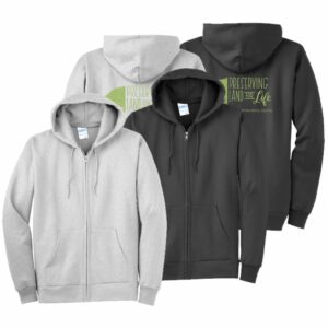 The Land Conservancy of McHenry County Port & Company Essential Fleece Full-Zip Hooded Sweatshirt