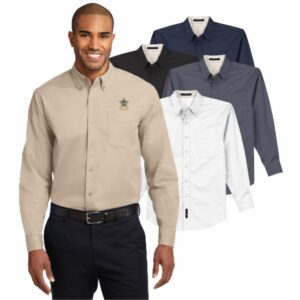 Illinois Police Accreditation Coalition Port Authority Long Sleeve Easy Care Shirt