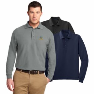 Illinois Police Accreditation Coalition Port Authority Tall Silk Touch Long Sleeve Polo