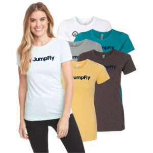 JumpFly Next Level Ladies CVC Short Sleeve Crew