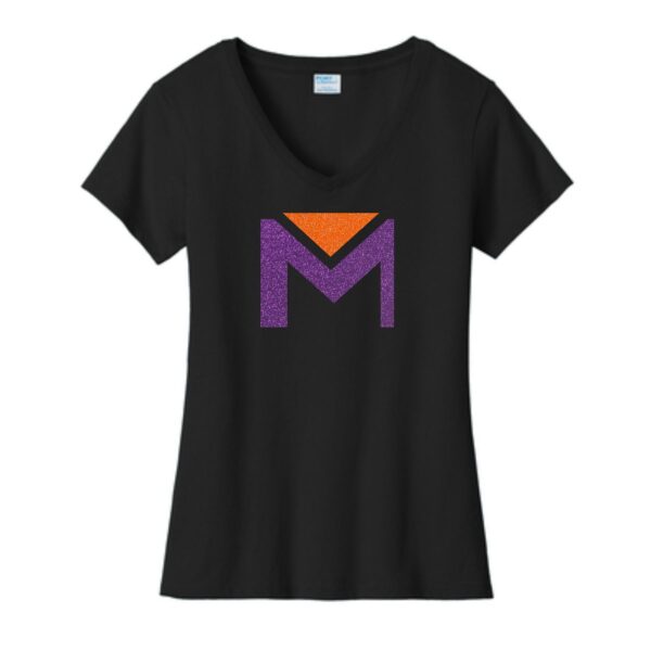 Marklund-Day School Ladies V-Neck Tee - Image 2