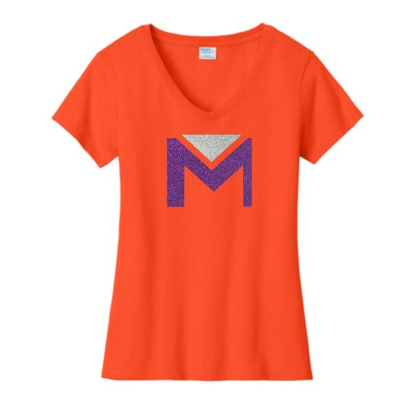 Marklund-Day School Ladies V-Neck Tee - Image 3