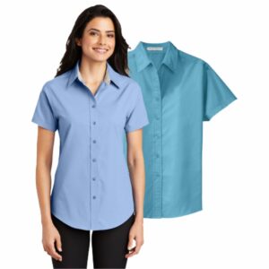 Sun City Anglers Port Authority Ladies Short Sleeve Easy Care Shirt