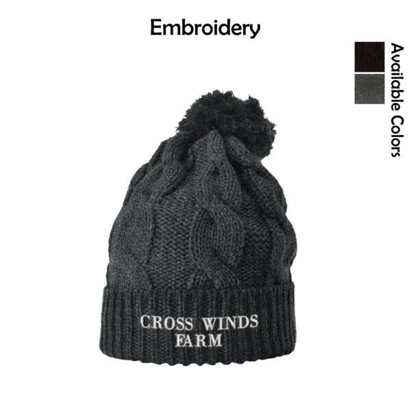 Cross Winds Farm Chunk Twist Cuffed Beanie