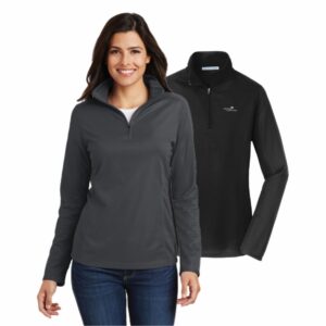 MCC Professional Apparel Ladies Pinpoint Mesh 1/2-Zip