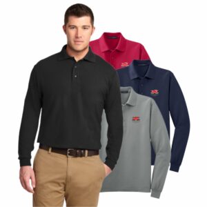 Sun City Model Railroading Club Silk Touch Long Sleeve Polo