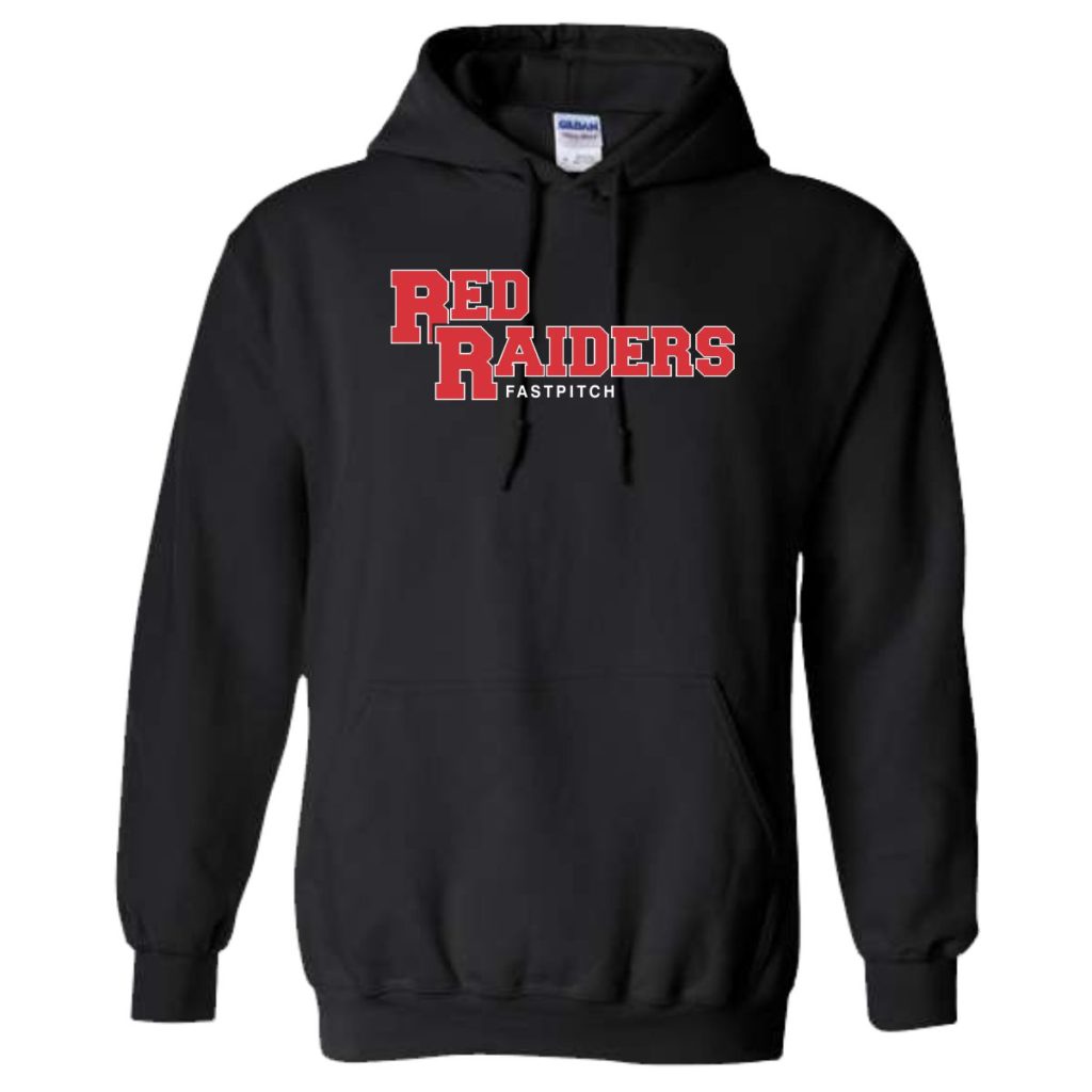 Red Raiders Fastpitch Softball Adult & Youth Heavy Blend Hooded ...
