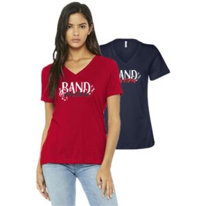 WSHSB Band Mom Ladies V-Neck Tee