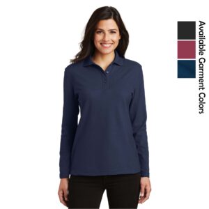 McHenry County Ladies Silk Touch Long Sleeve Polo