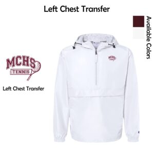 MCHS Tennis Champion Packable Quarter-Zip Jacket