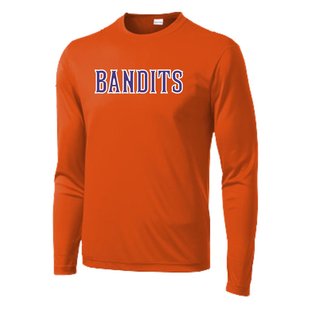Bandits Softball Adult & Youth Performance Long Sleeve T-Shirt with ...