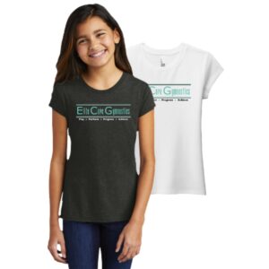 ECG Girls Perfect Tri Tee with Flat or Glitter Vinyl