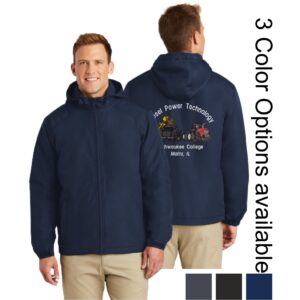 Kishwaukee College Diesel Power Technology 01 Hooded Charger Jacket