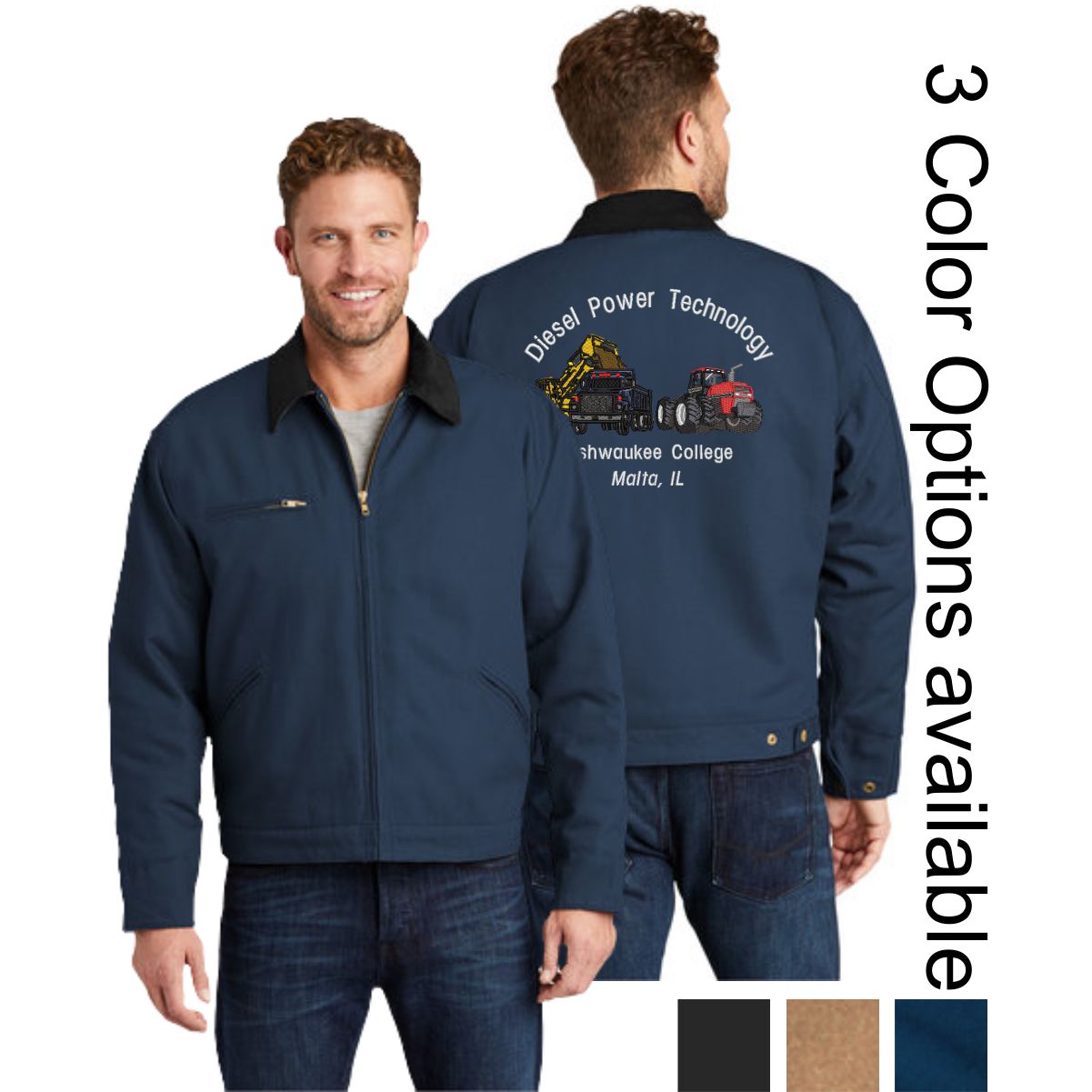 Kishwaukee College Diesel Power Technology Work Jacket