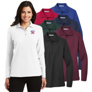 McHenry Co. Clerk of Court Ladies Silk Touch Long Sleeve Polo